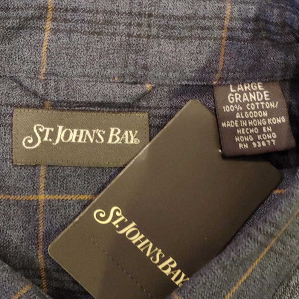 N.W.T. St. John's Bay 100% Cotton Long Sleeve - Picture 2 of 4